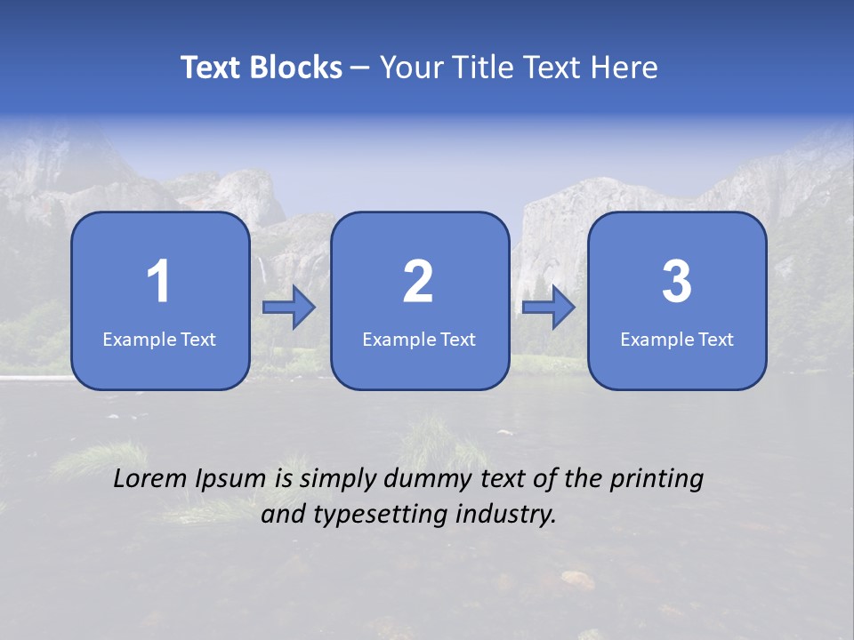 National Sky Mountain PowerPoint Template