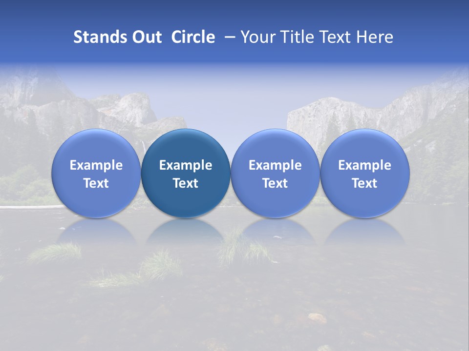 National Sky Mountain PowerPoint Template