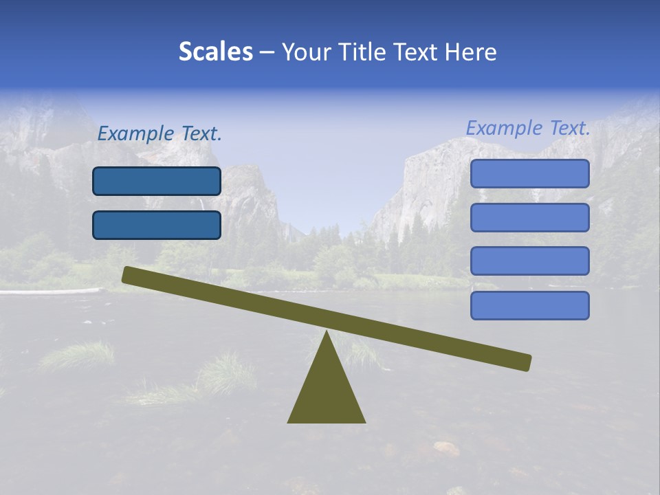 National Sky Mountain PowerPoint Template