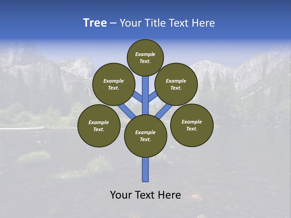 National Sky Mountain PowerPoint Template