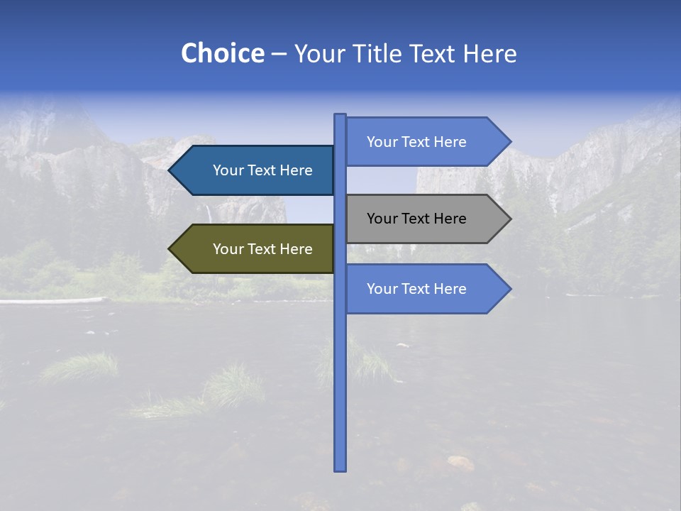 National Sky Mountain PowerPoint Template