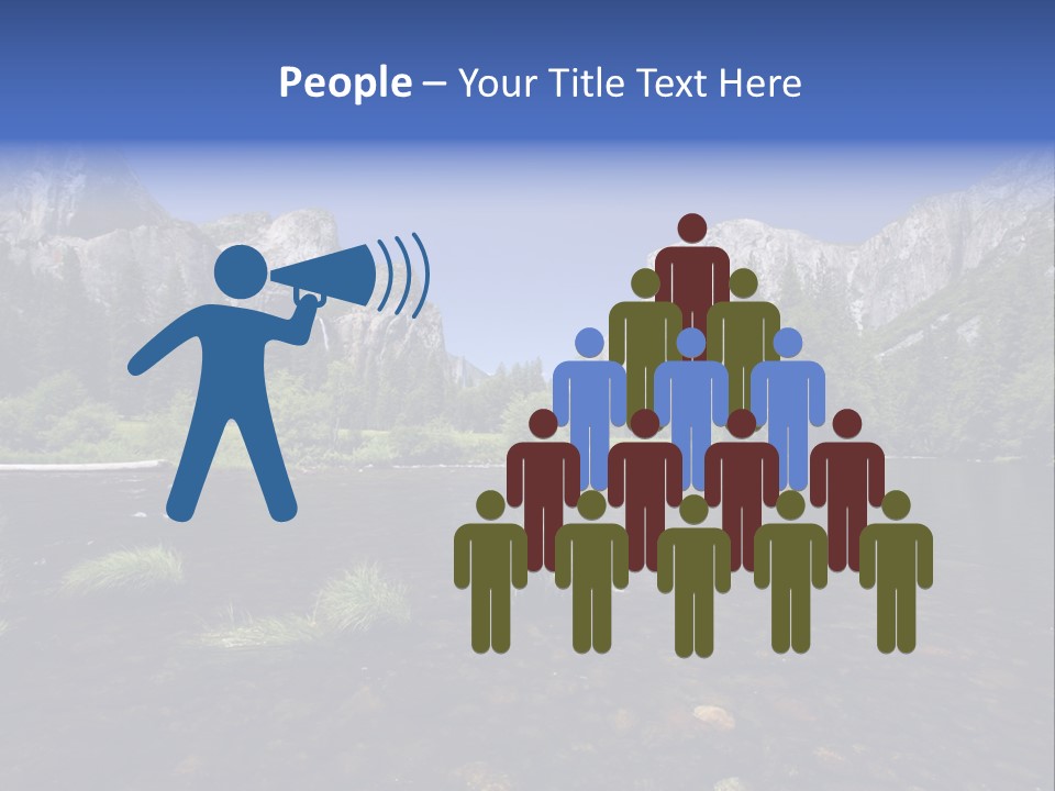 National Sky Mountain PowerPoint Template