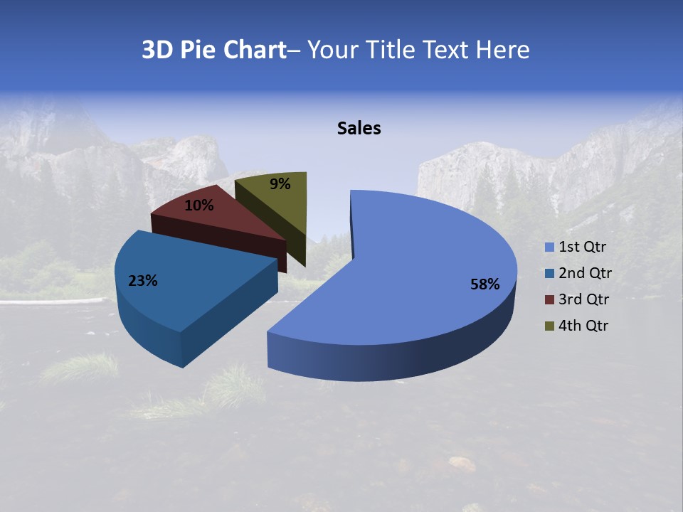 National Sky Mountain PowerPoint Template