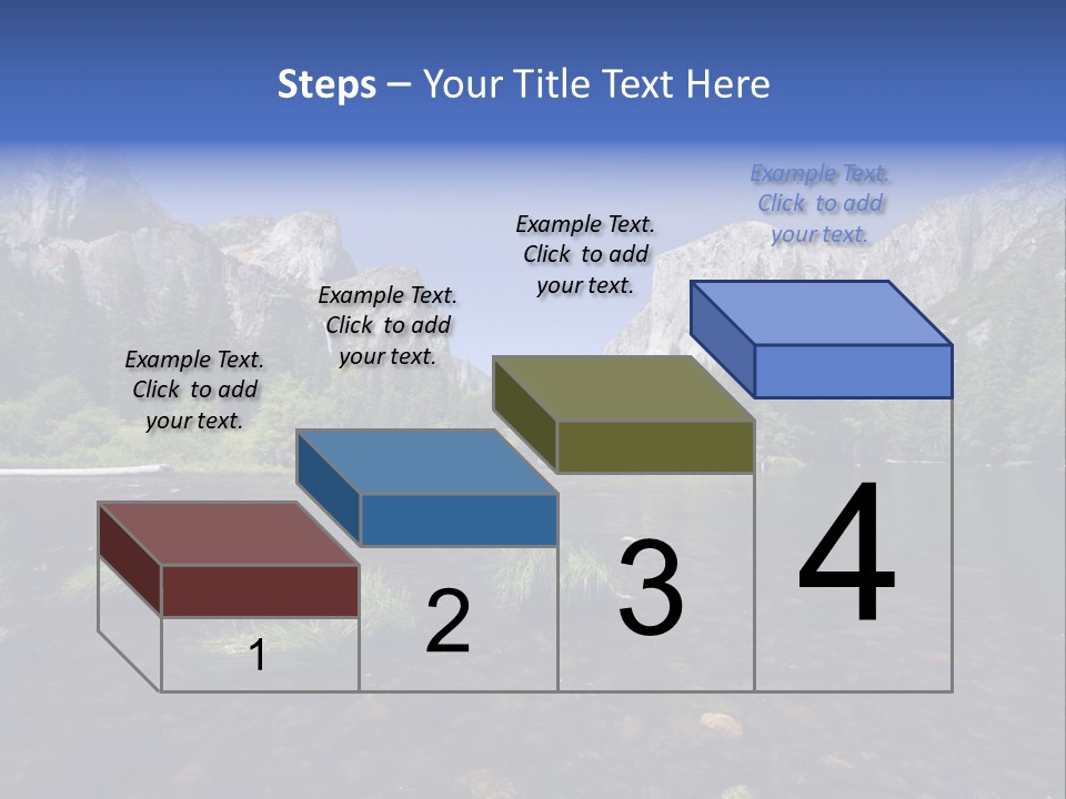 National Sky Mountain PowerPoint Template