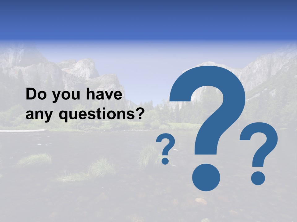 National Sky Mountain PowerPoint Template