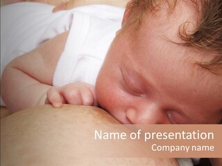 Childhood Face Child PowerPoint Template