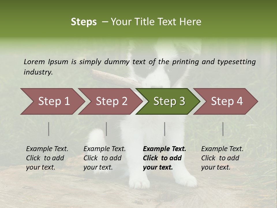 Grass Garden Newborn PowerPoint Template