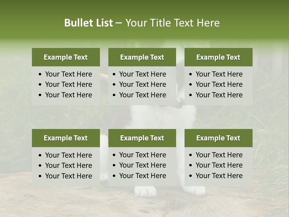 Grass Garden Newborn PowerPoint Template