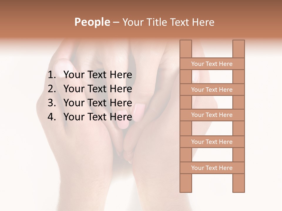 People Group Cheering PowerPoint Template