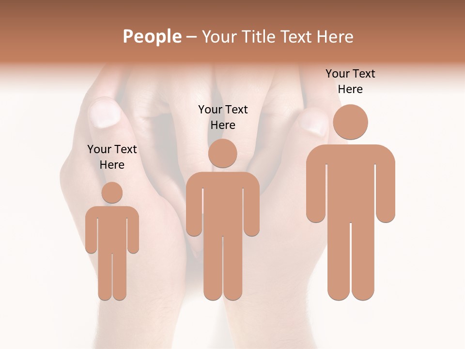 People Group Cheering PowerPoint Template