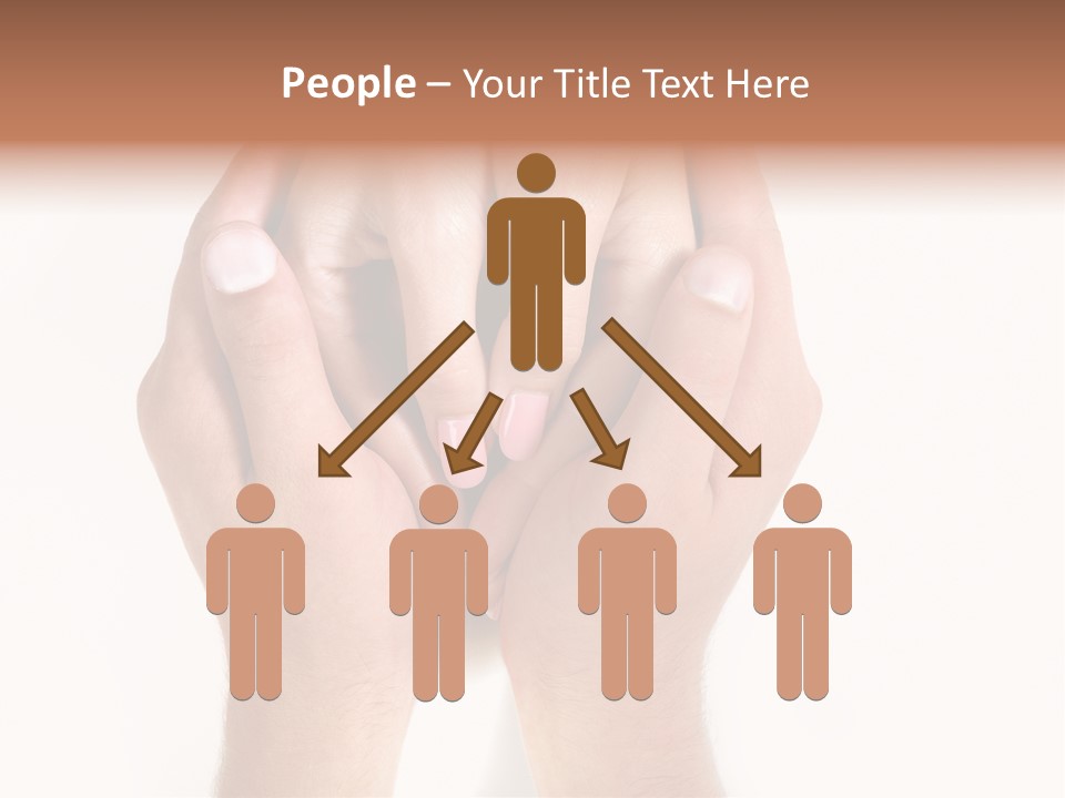 People Group Cheering PowerPoint Template
