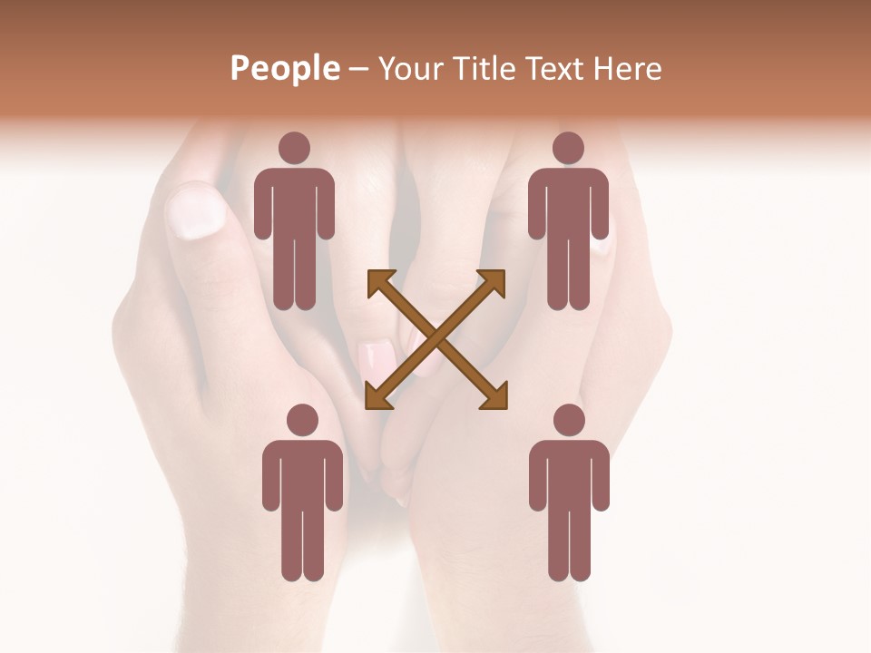 People Group Cheering PowerPoint Template