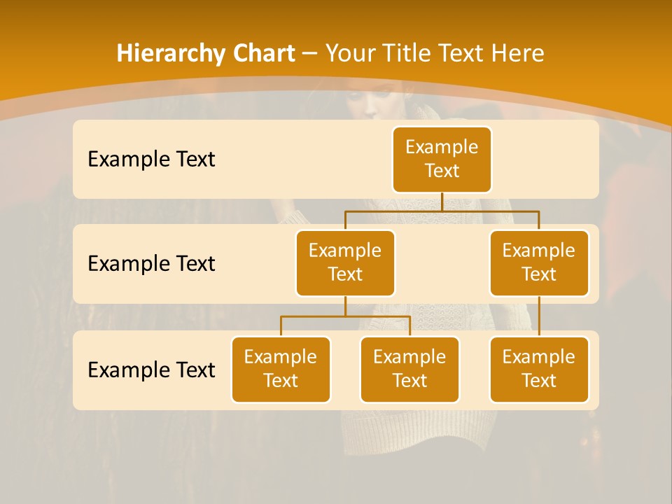 Lady Wood Cute PowerPoint Template