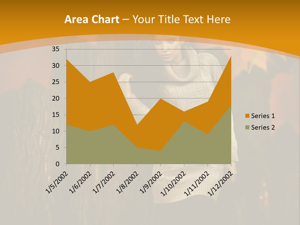 Lady Wood Cute PowerPoint Template