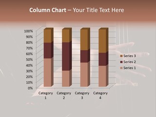 Posing Vertical Symbols PowerPoint Template