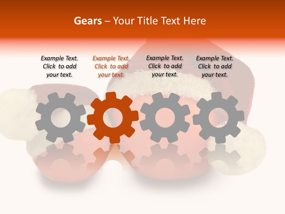 Christmas Winter Cloth PowerPoint Template