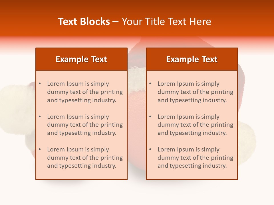Christmas Winter Cloth PowerPoint Template
