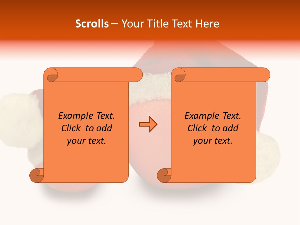 Christmas Winter Cloth PowerPoint Template