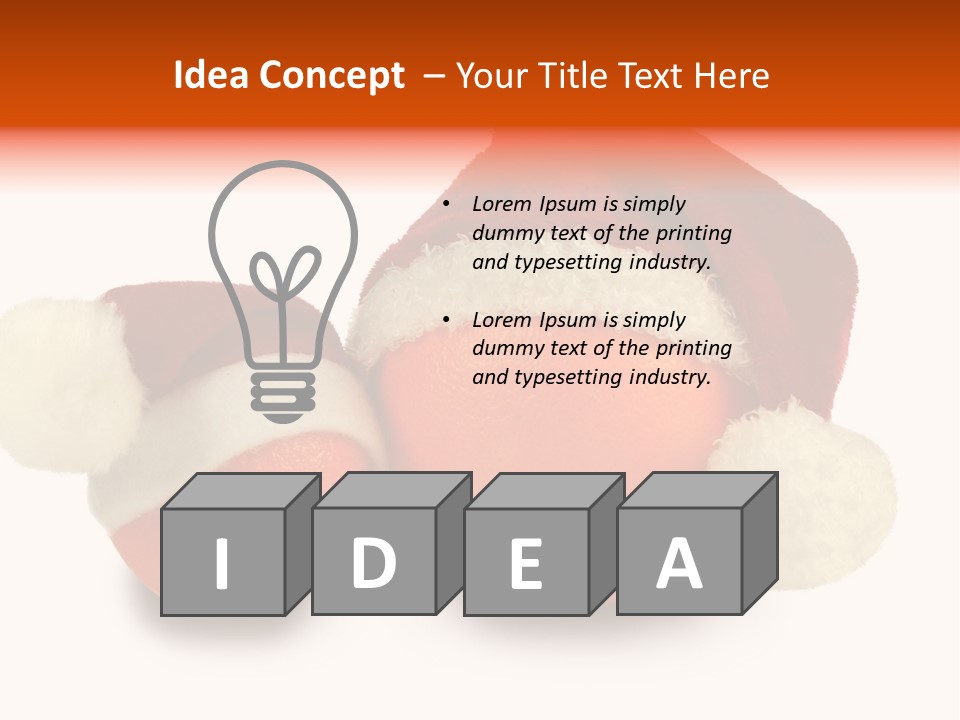 Christmas Winter Cloth PowerPoint Template