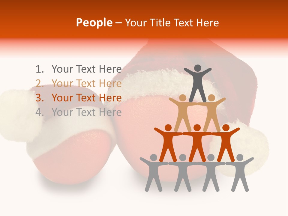 Christmas Winter Cloth PowerPoint Template