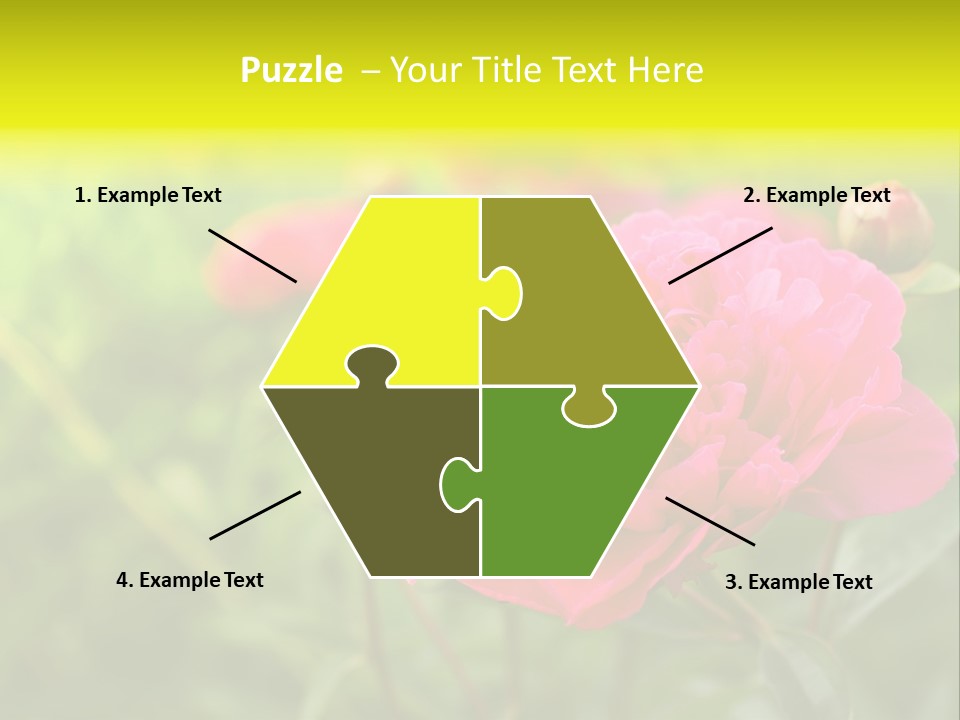 Arrangement Bunch Petal PowerPoint Template