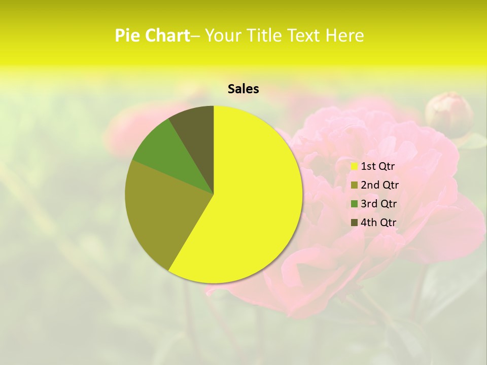 Arrangement Bunch Petal PowerPoint Template