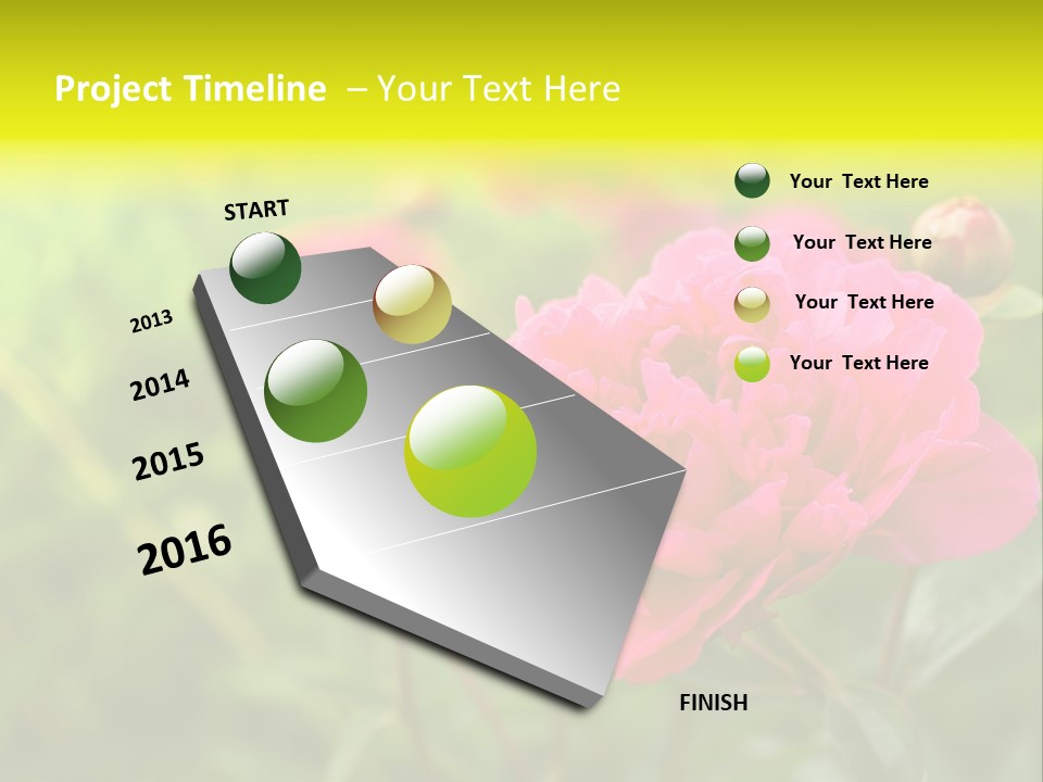 Arrangement Bunch Petal PowerPoint Template