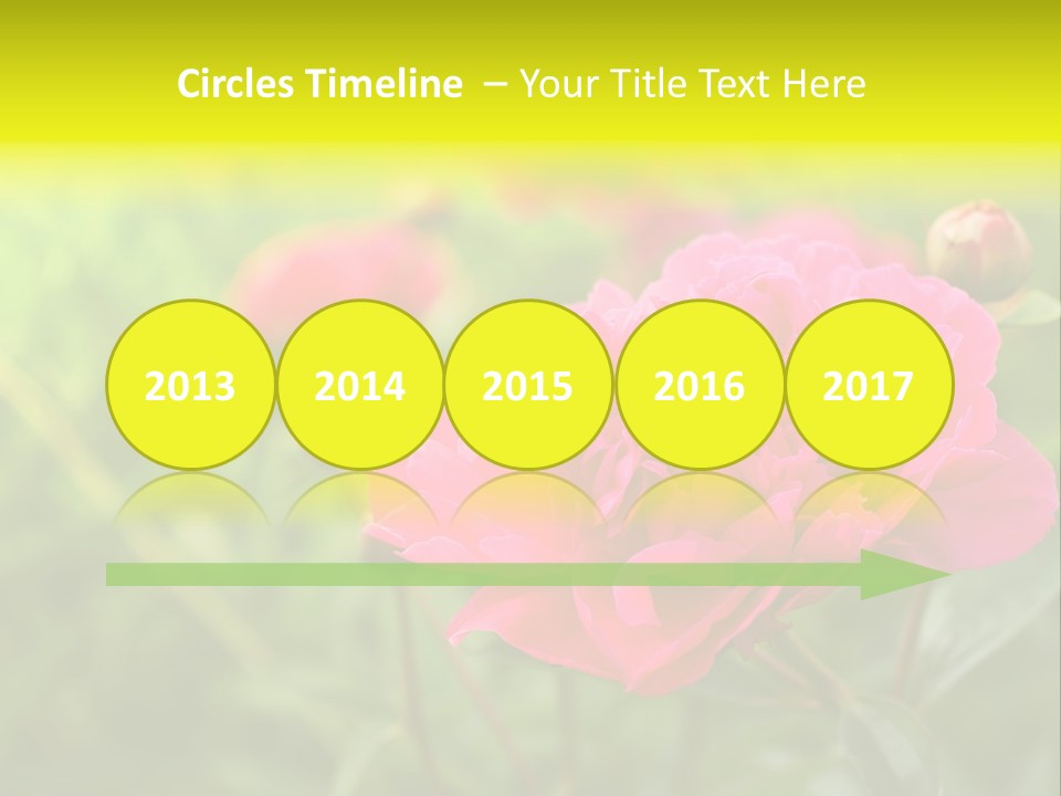 Arrangement Bunch Petal PowerPoint Template