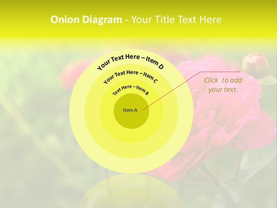 Arrangement Bunch Petal PowerPoint Template