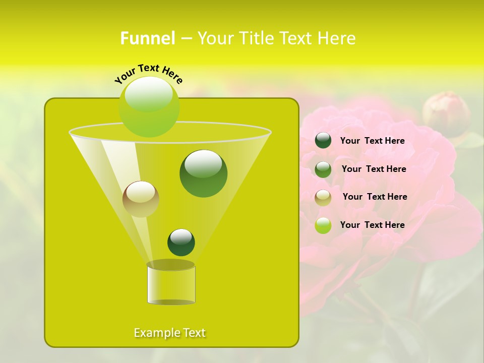Arrangement Bunch Petal PowerPoint Template