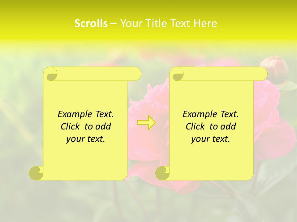 Arrangement Bunch Petal PowerPoint Template