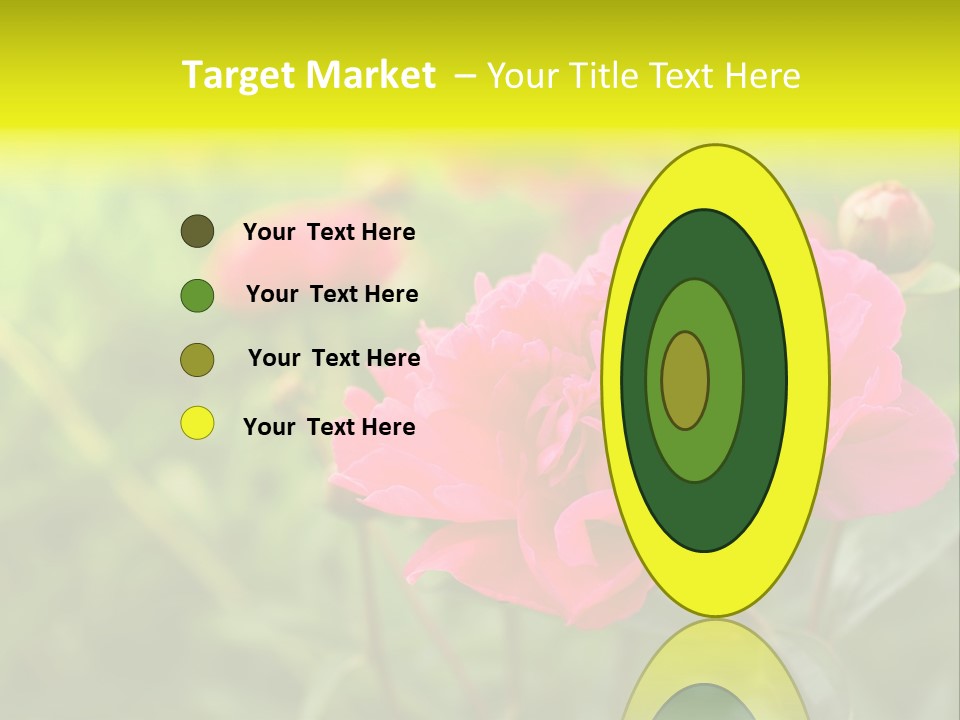 Arrangement Bunch Petal PowerPoint Template