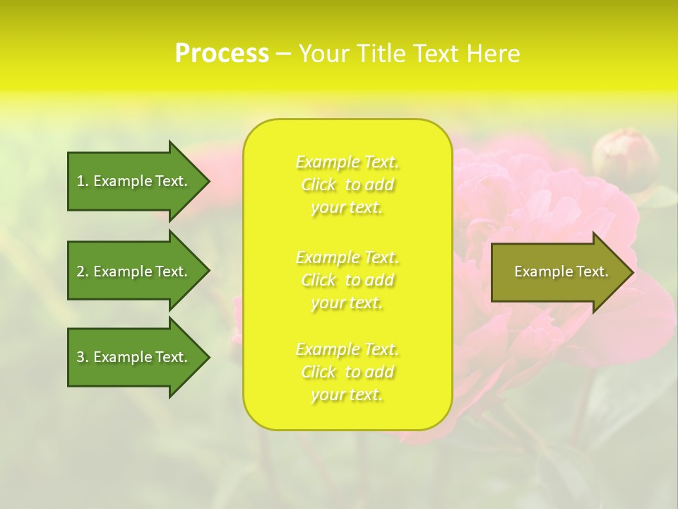 Arrangement Bunch Petal PowerPoint Template
