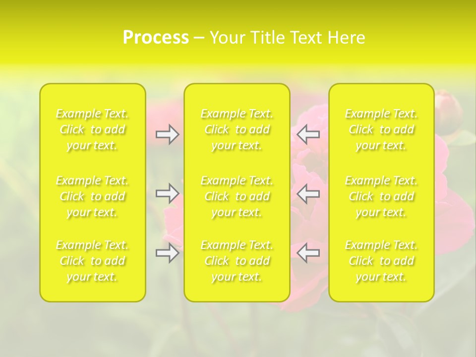 Arrangement Bunch Petal PowerPoint Template