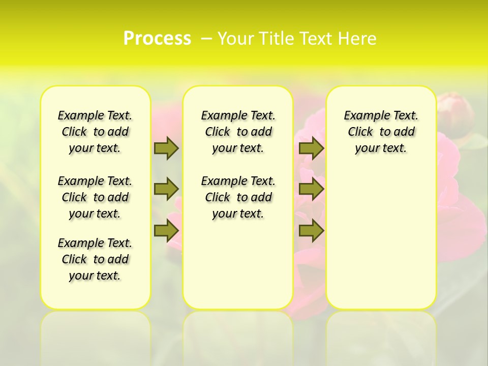 Arrangement Bunch Petal PowerPoint Template