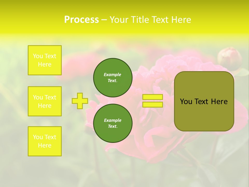 Arrangement Bunch Petal PowerPoint Template