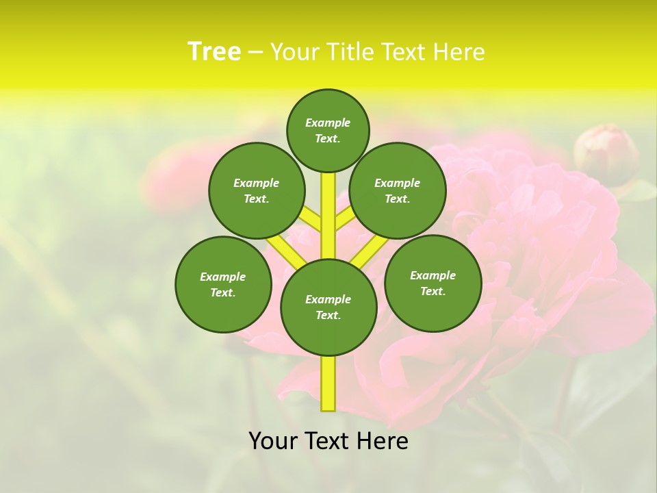 Arrangement Bunch Petal PowerPoint Template