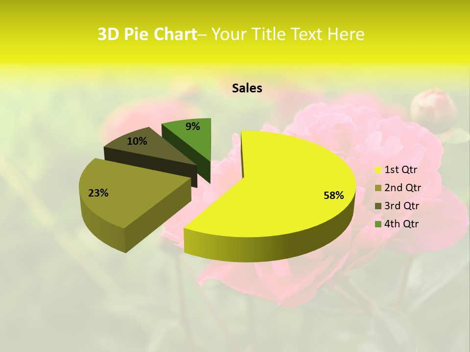 Arrangement Bunch Petal PowerPoint Template