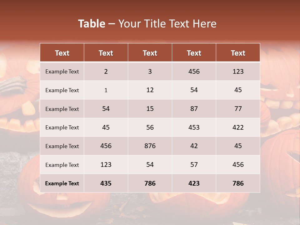 Leaf Vegetable Background PowerPoint Template