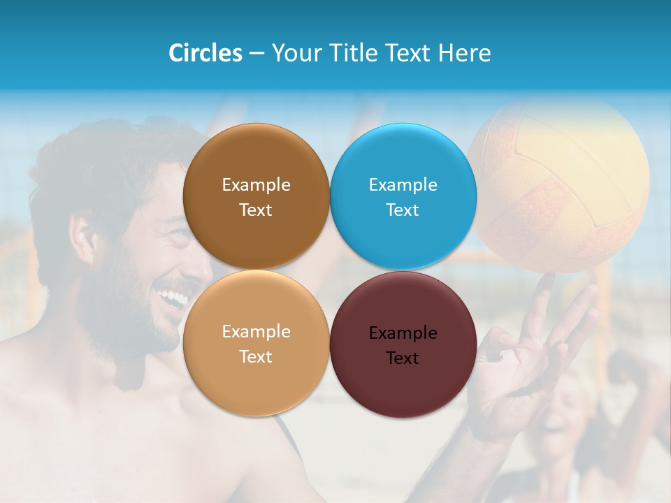 People Group Cheering PowerPoint Template