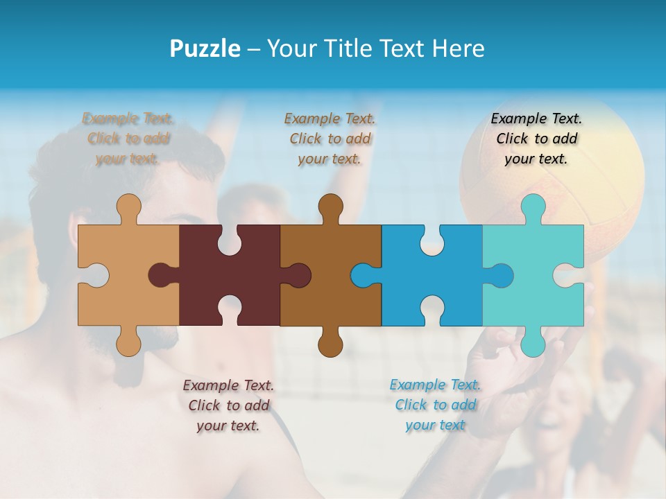 People Group Cheering PowerPoint Template