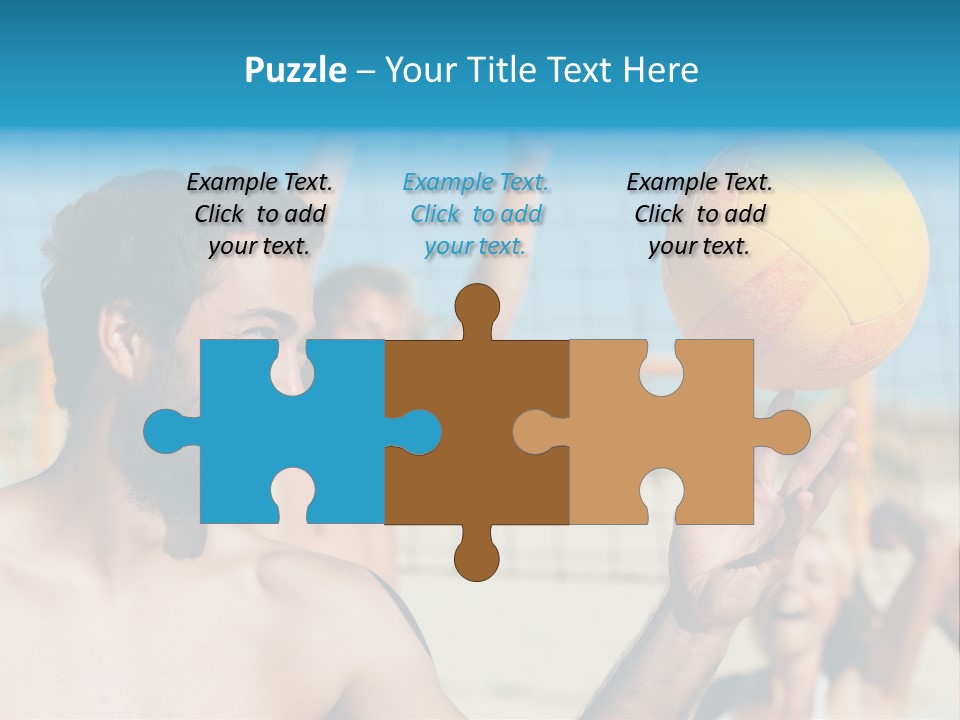 People Group Cheering PowerPoint Template