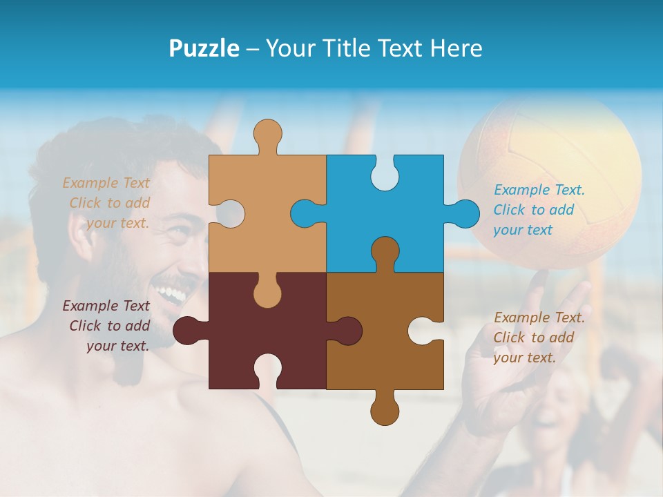 People Group Cheering PowerPoint Template