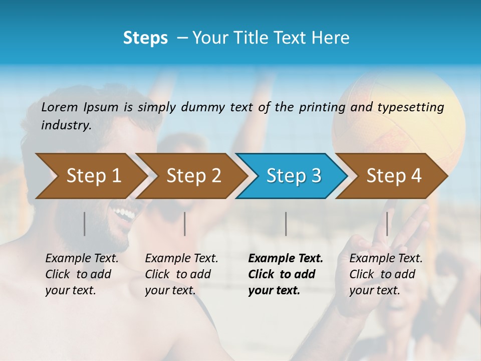 People Group Cheering PowerPoint Template