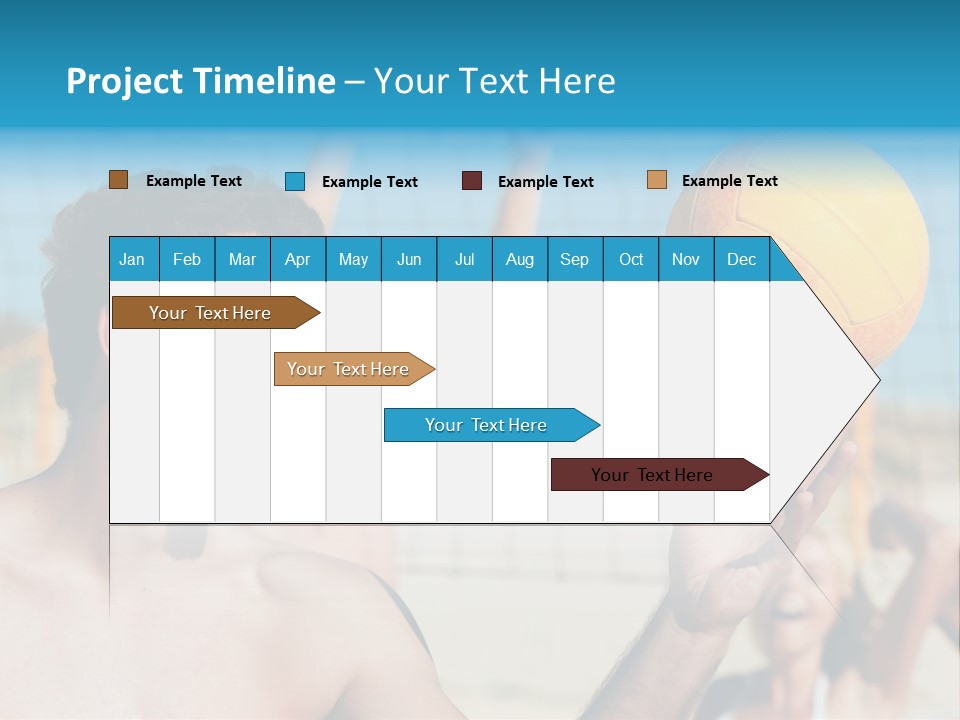 People Group Cheering PowerPoint Template