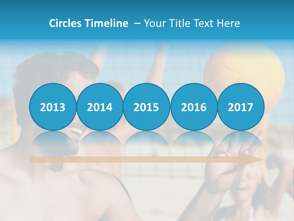 People Group Cheering PowerPoint Template