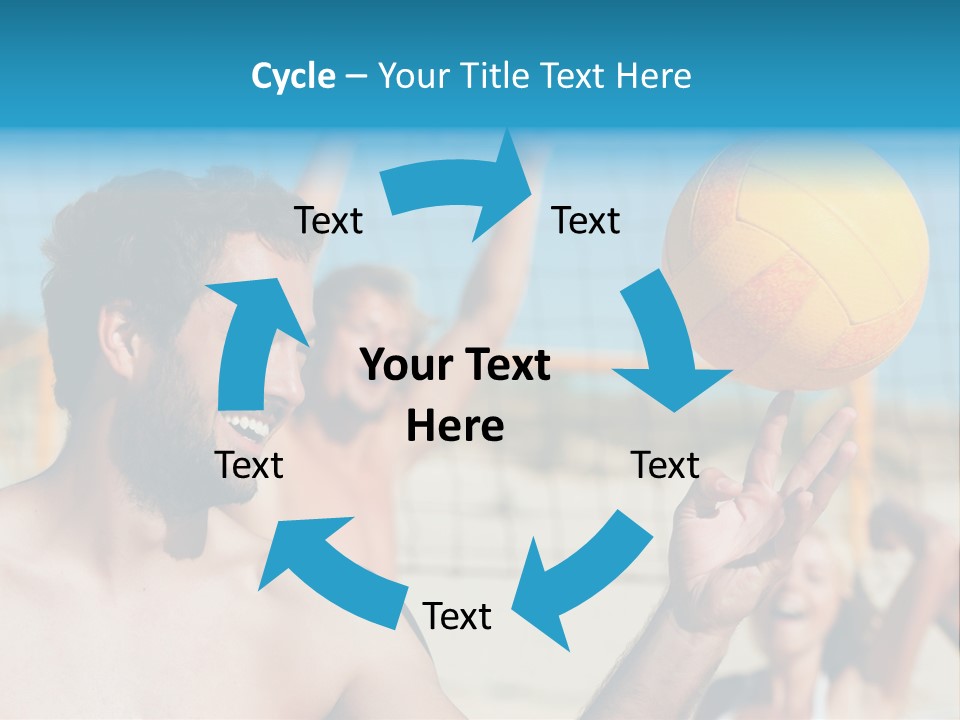 People Group Cheering PowerPoint Template