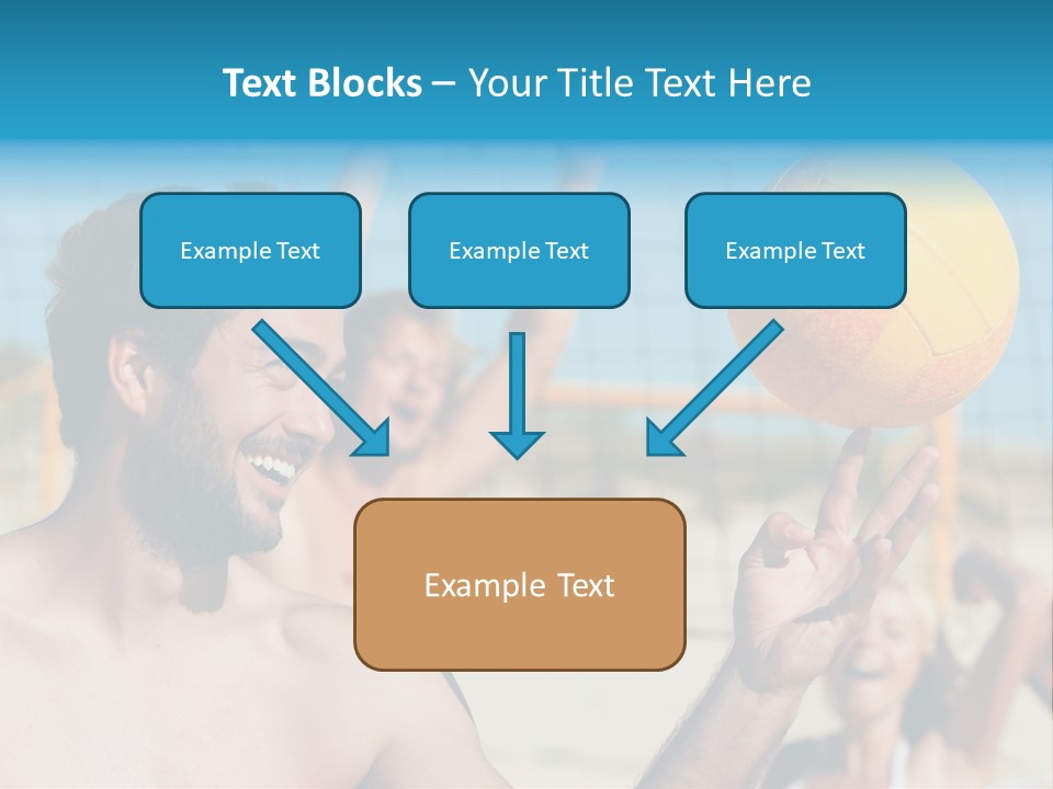People Group Cheering PowerPoint Template