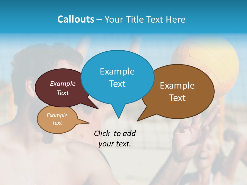 People Group Cheering PowerPoint Template