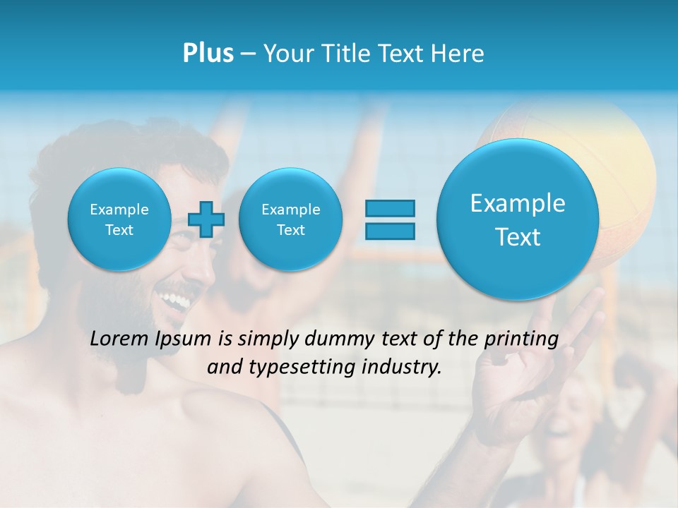 People Group Cheering PowerPoint Template